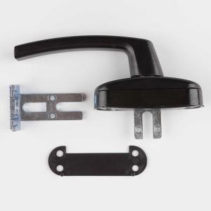 Quality Aluminum Alloy Casement Window Handle with 45cm Shift Fork Length Powder Coated Black wholesale