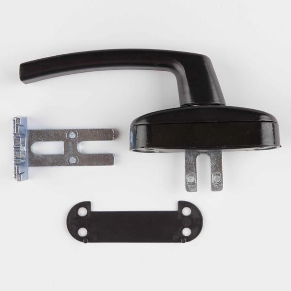 Aluminum Alloy Casement Window Handle with 45cm Shift Fork Length Powder Coated