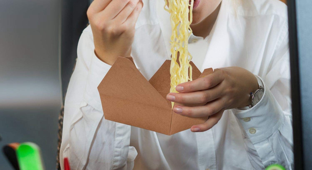 Restaurants' Top Choice Custom Printed Takeout Box for Italian Spaghetti Pasta Salad