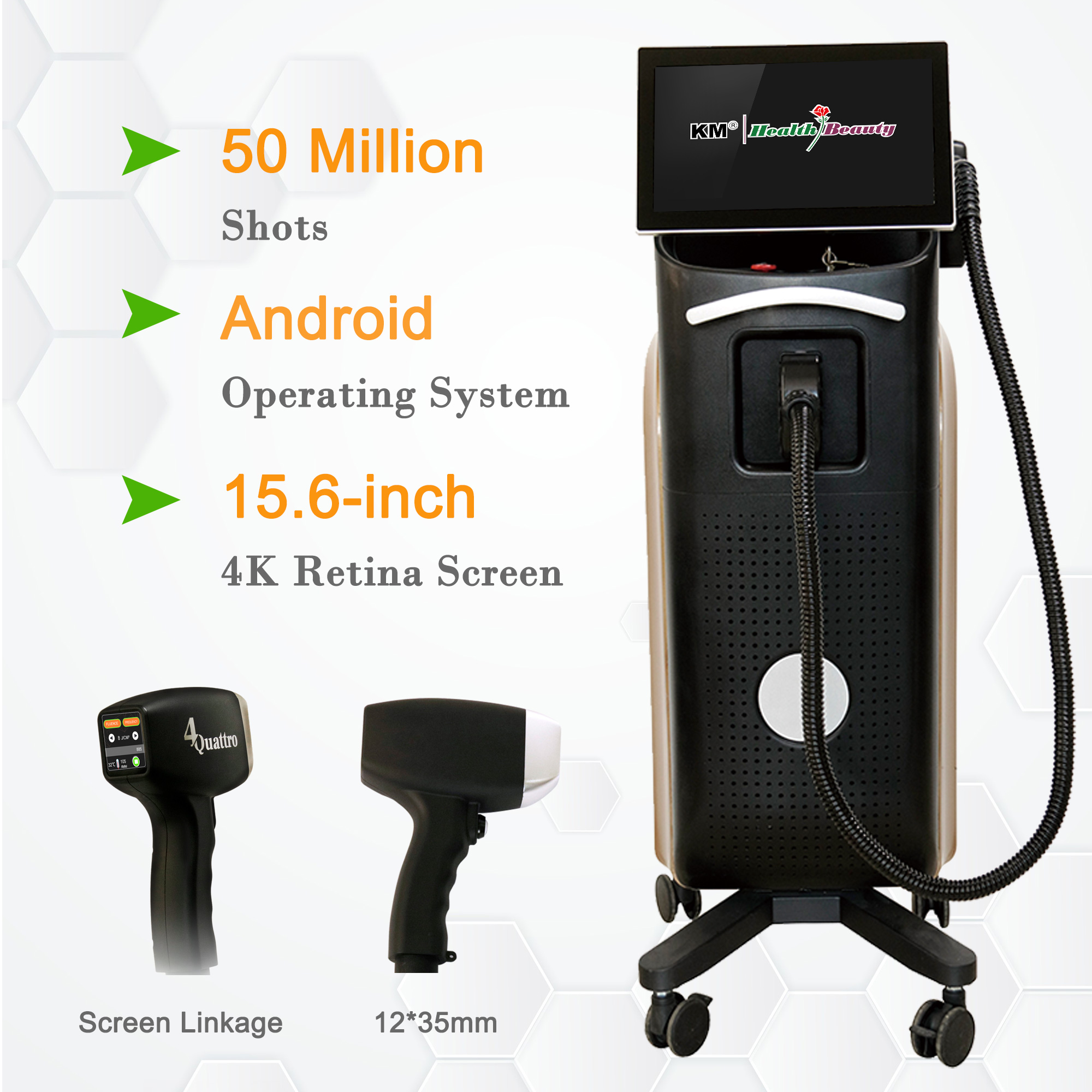 IPL Four Wavelengths Pain Free Laser Hair Removal Machine Diode 755nm 808nm 940nm 1064nm