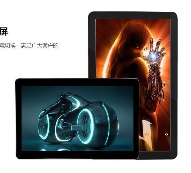 high brightness wall 32" inch LED LCD advertising display screen panel with SD/USB port