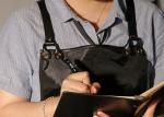 Waterproof Black Oxford Cloth Craftsman Apron With Multi Pockets