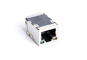 Quality LATCH Up SMT 10 100 Shielded Rj45 Jack Tab Up DIP Mounting TM811BD2AAB016007 wholesale