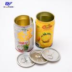 Round Metal Tin Canisters Empty 330ml Tinplate Food Packaging Metal Tins For