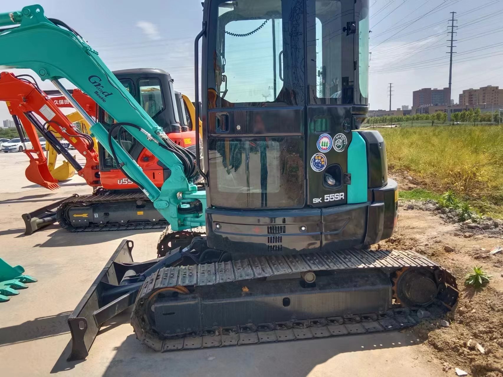 Original Small Excavator Machine Kobelco SK55SR Used Excavator 5 Ton Digger