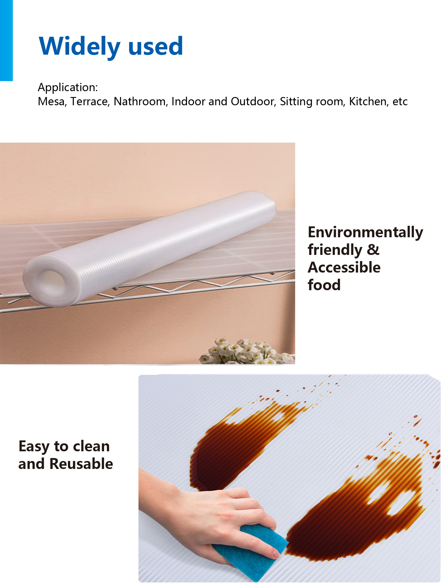 Durable Dampproof Non-adhesive Refrigerator Pad for Versatile and Non-slip Protection