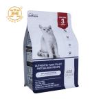 Factory Custom Pet Packaging Bags Plastic Ziplock Dog Cat Pet Food Bag Flat
