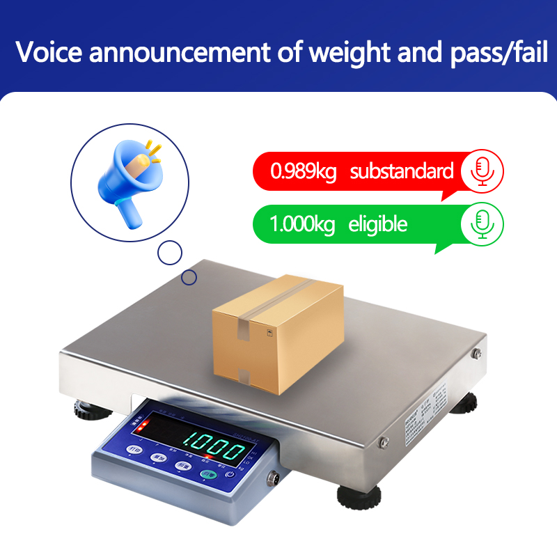 15kg Capacity SOHE AT-B Voice Announcement Electronic Industrial Weighing Scales Platform