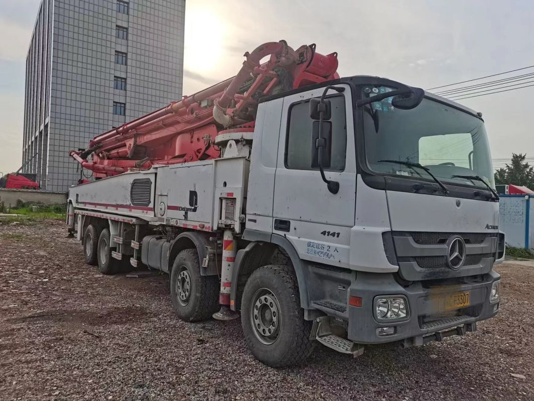 2012 Putzmeister Concrete Boom Pump 56m Truck Mounted Pump Mercedes Benz Machine Equipment
