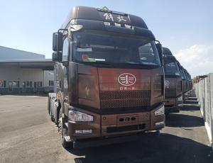 Quality J5P 420 Hp 6x4 10 Wheels 80 Tons Tractor Trailer Truck With J5P Lengthened Cabin wholesale