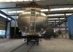 Professional Stainless Steel Semi Trailer Fuel Tank Truck 50000-70000 Liters