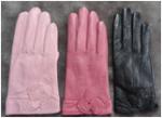 Newest fashion sheeepskin fur leather women's gloves in various color
