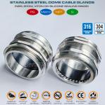 Type 316L, 316, 304 Stainless Steel IP68 Cable Gland M100x2.0 Metric Thread (EN