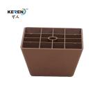 KR-P0169BR Dark Brown Plastic Furniture Leg Cabinet Feet Easy Fitting Reduce
