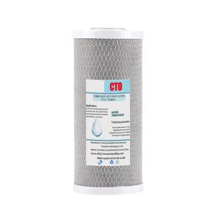 Quality 220V Coconut Shell Charcoal Activated Carbon Block Water Filters Cartridges 10*4.5 inch wholesale