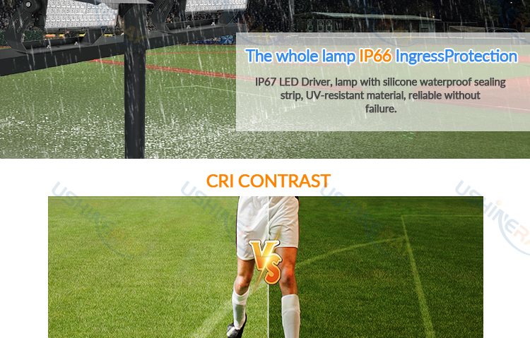 Mercury Free High Mast Led 600W Stadium Flood Lighting For Sports Stadium