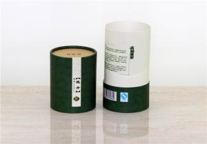 Quality Food Grade Paper Tube Chocolate Packaging , Embossing Printing round canister wholesale