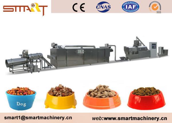 Siemens Control 120-150kg / Hr Pet Food Production Line , Pet Food Processing