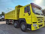 Secondhand 10 Wheels Tipper Used HOWO 375 8X4 Dump Truck featuring Radial Tire