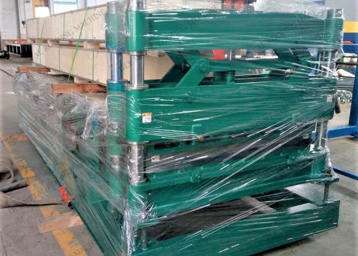 5kw Corrugated Sheet Metal Machine 0.7mm 8 Steps Ibr Rolling Machine