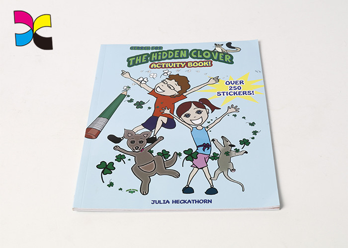 Funny Custom Brochure Printing , 10*12CM Children Full Color Brochure Printing