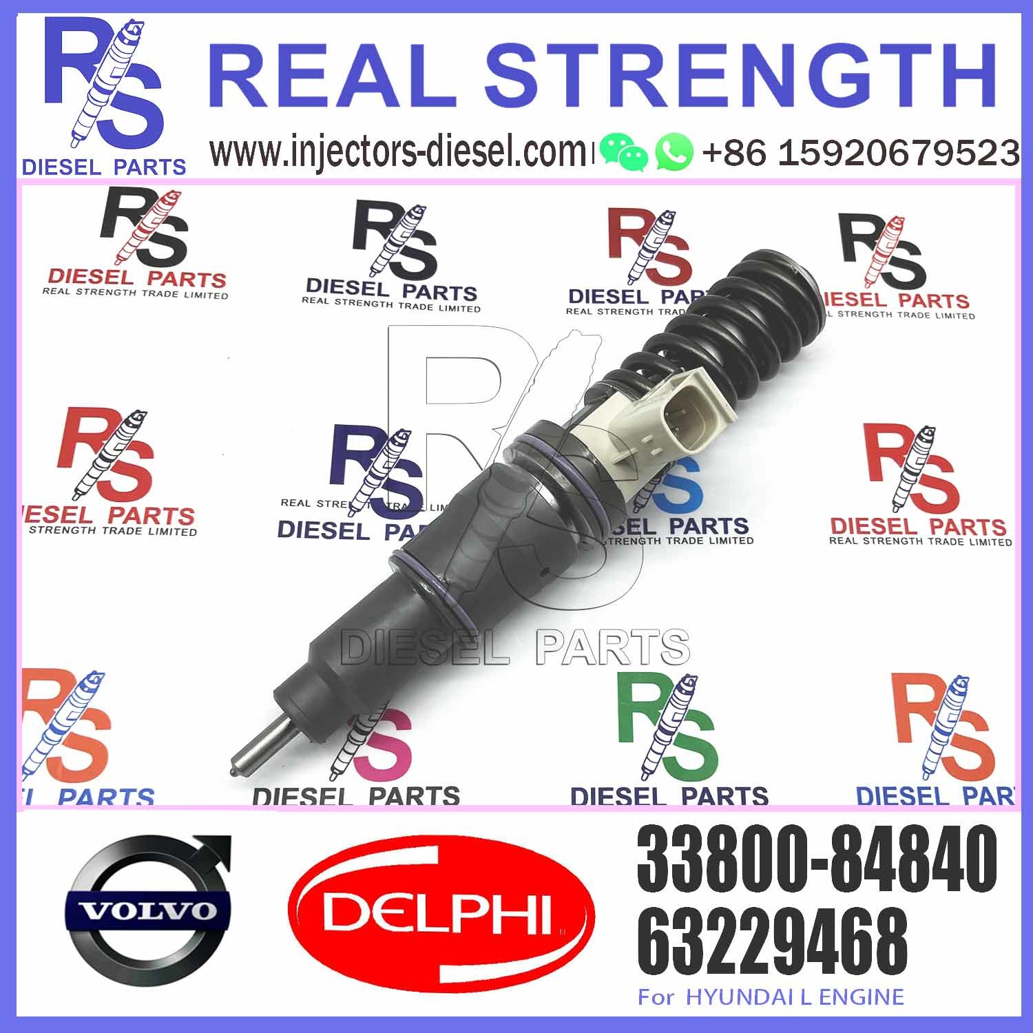 Diesel common rail injector BEBE4D21002 33800-84840 for V OLVO E3-E3.18