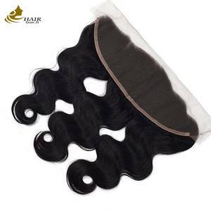 Quality Silk Base Human Hair Lace Closure Frontal Body Wave customized wholesale