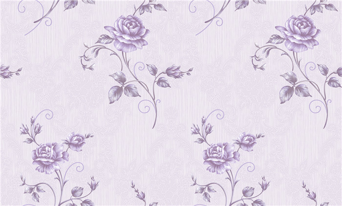 Beautiful Rose Flower Design Wallpaper Deep Embossed With 1.06*15.6m Size