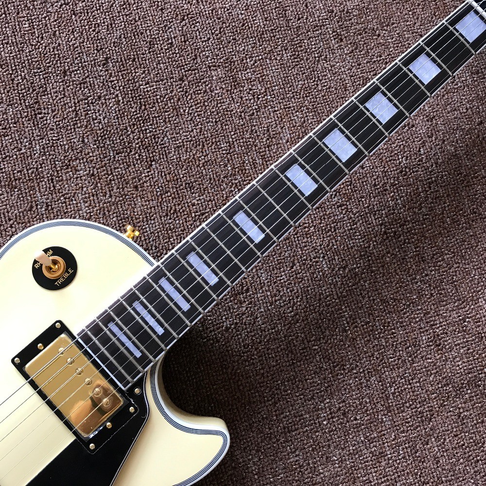 Guitar recording video appreciation custom mahogany black or cream lp custom electric guitar gold hardware