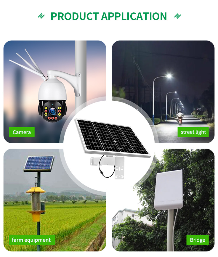20W 5V High Efficiency Solar Powered Panel Mono Photovoltaic Fixed Solar Panels