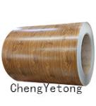 SMP Coating Prepainted Galvalume Steel Coil Wood Grain Moldability Corrosion