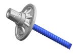 H38S SDA Fiberglass Bolt Flat Nut SW65 L80mm GFRP Nut