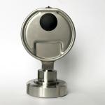 SUS 304 Diaphragm Seal Pressure Gauge DN40 100mm Dial 25 Bar Pressure Gauge