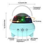 Bedroom RGB Star Projector Animal , Multiscene Mermaid Night Light Projector