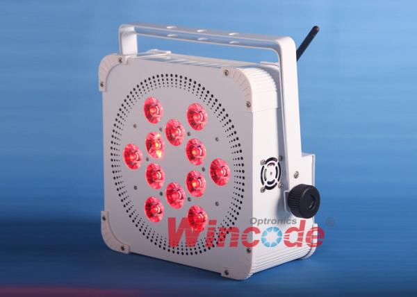 Small Battery Powered Led Lights 12×10W 4 In 1 , Led Mini Party Light AC110V -