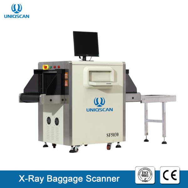 0.22m/s Airport Baggage Scanner , 32mm Steel Penetration X Ray Inspection