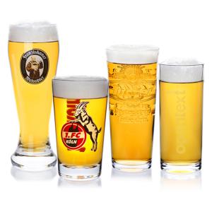Quality 535ml Transparent Promotional Drinking Glasses , Promotional Beer Glasses With Logo wholesale