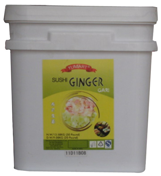 ISO Haccp 1kg 9.08kg Pickled Sushi Ginger For Sushi Products