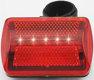 Quality Outdoor Sports Bike Tail Light , 2 * AAA Battery Red Led Tail Lamp For Bikes wholesale