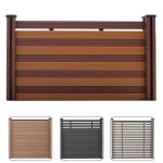 WPC Plastic Wood Fence Boards Rotproof Composite Fence Boards