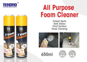 Quality All Purpose Foam Cleaner / Automotive Spray Cleaner For Removing Stains &amp; Restoring Fabric wholesale