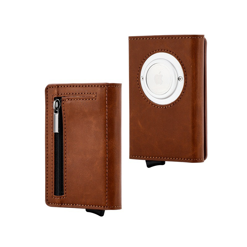Rfid Blocking Metal Man Smart Wallet Card Holder With Money Clip Package Weight 0.1kg