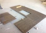 Tropical Brown Granite Prefab Stone Countertops Elegant Appearance