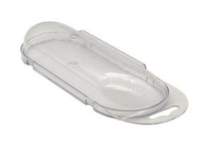 Quality Transparent Plastic 16.5cm Custom Logo Sunglasses Case wholesale