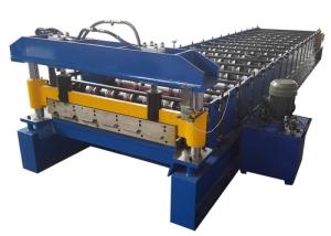 Quality Zinc Glazed Tile Aluminium Roof Sheet Cold Roll Forming Machines for Profile Metal Roof Panels wholesale