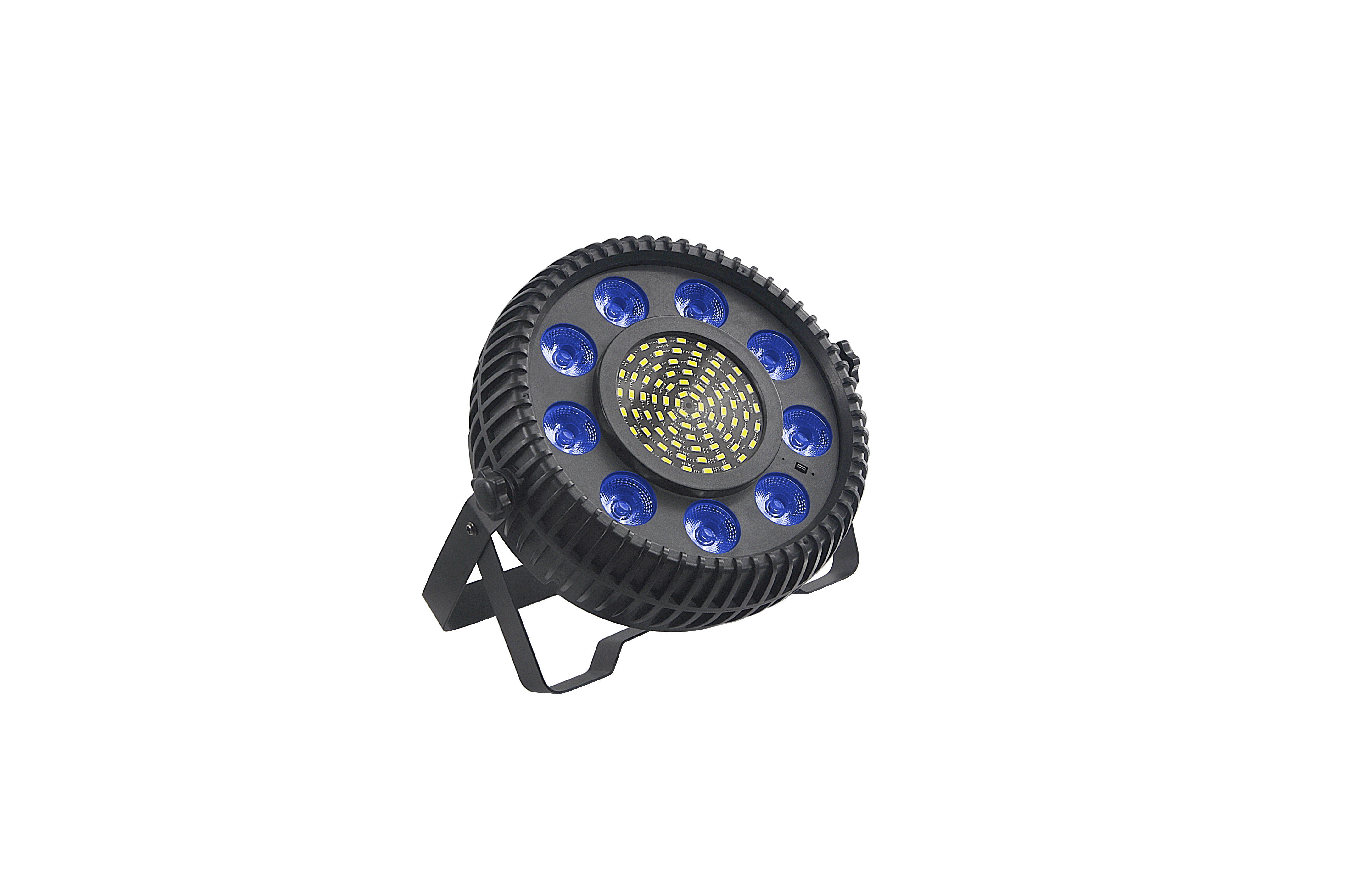 Mini 9PCS RGBWA UV 4IN1 5IN1 LED Effect 30W COB Strobe Par Stage Light