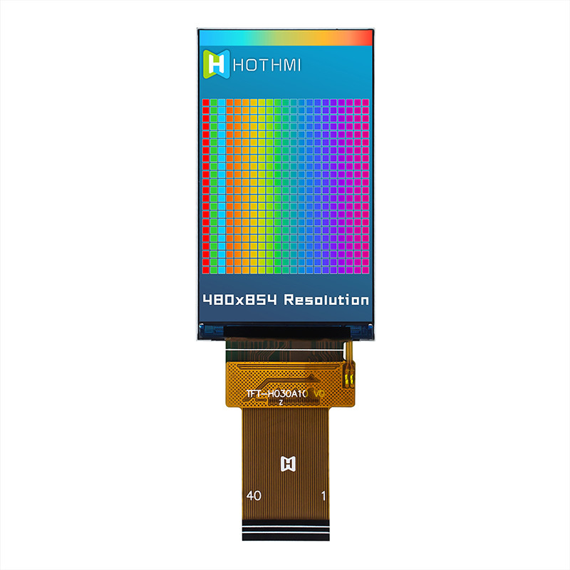 3.0 Inch IPS 480x854 Wide Temperature TFT Display Panel ST7703 For Industrial Computer