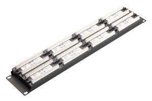 Quality Professional Patch Panel Patch Cord Cold Rolled Steel Plate / Alloy Material YH4016 wholesale