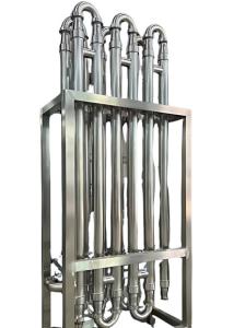 Quality Vertical Stainless Steel Heat Exchanger Water /Oil / Gas For Air / Steam Circulation wholesale