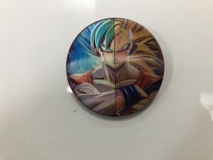 Quality 5.8*5.8cm PET 3D Lenticular Anime Button Badge For Bag wholesale